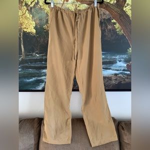 DONNA KARAN New York Wide Leg High Rise 100% Silk Pants